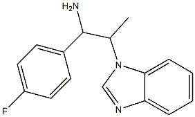 2-(1H-benzimidazol-1-yl)-1-(4-fluorophenyl)propan-1-amine
