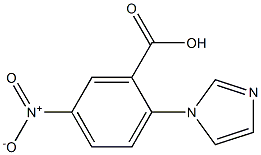 2-(1H-imidazol-1-yl)-5-nitrobenzoic acid,,结构式