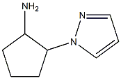 2-(1H-pyrazol-1-yl)cyclopentanamine Structure