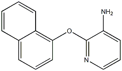 2-(1-naphthyloxy)pyridin-3-amine Struktur