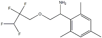 2-(2,2,3,3-tetrafluoropropoxy)-1-(2,4,6-trimethylphenyl)ethan-1-amine 化学構造式
