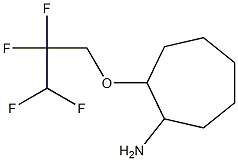 2-(2,2,3,3-tetrafluoropropoxy)cycloheptan-1-amine Structure