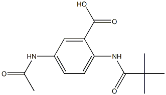 2-(2,2-dimethylpropanamido)-5-acetamidobenzoic acid