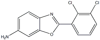 2-(2,3-dichlorophenyl)-1,3-benzoxazol-6-amine 化学構造式