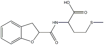 2-(2,3-dihydro-1-benzofuran-2-ylformamido)-4-(methylsulfanyl)butanoic acid Structure