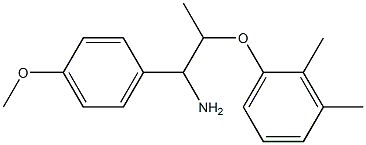 2-(2,3-dimethylphenoxy)-1-(4-methoxyphenyl)propan-1-amine|