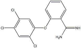 2-(2,4,5-trichlorophenoxy)benzene-1-carboximidamide|