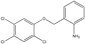 2-(2,4,5-trichlorophenoxymethyl)aniline,,结构式