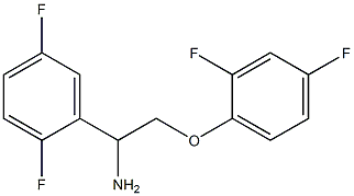 2-(2,4-difluorophenoxy)-1-(2,5-difluorophenyl)ethanamine Structure