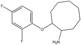 2-(2,4-difluorophenoxy)cyclooctan-1-amine|
