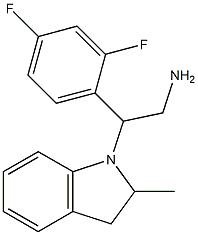 2-(2,4-difluorophenyl)-2-(2-methyl-2,3-dihydro-1H-indol-1-yl)ethan-1-amine