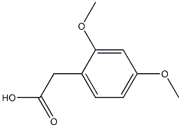 2-(2,4-dimethoxyphenyl)acetic acid 结构式