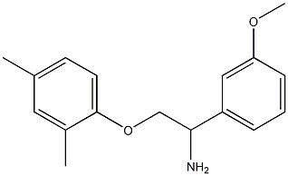 2-(2,4-dimethylphenoxy)-1-(3-methoxyphenyl)ethanamine