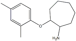 2-(2,4-dimethylphenoxy)cycloheptan-1-amine Structure