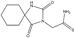 2-(2,4-dioxo-1,3-diazaspiro[4.5]dec-3-yl)ethanethioamide|