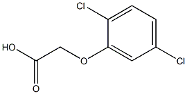 2-(2,5-dichlorophenoxy)acetic acid Struktur