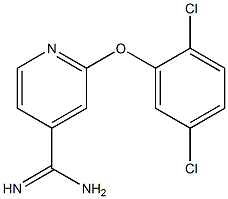 2-(2,5-dichlorophenoxy)pyridine-4-carboximidamide Structure