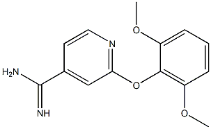 2-(2,6-dimethoxyphenoxy)pyridine-4-carboximidamide