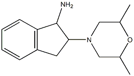 2-(2,6-dimethylmorpholin-4-yl)-2,3-dihydro-1H-inden-1-ylamine Structure