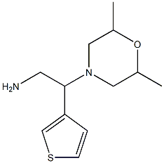  2-(2,6-dimethylmorpholin-4-yl)-2-thien-3-ylethanamine