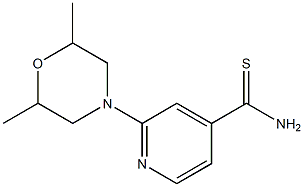 2-(2,6-dimethylmorpholin-4-yl)pyridine-4-carbothioamide