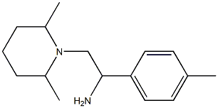 2-(2,6-dimethylpiperidin-1-yl)-1-(4-methylphenyl)ethanamine