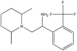 2-(2,6-dimethylpiperidin-1-yl)-1-[2-(trifluoromethyl)phenyl]ethan-1-amine