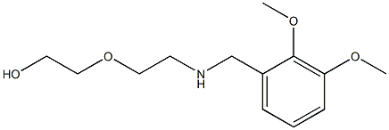 2-(2-{[(2,3-dimethoxyphenyl)methyl]amino}ethoxy)ethan-1-ol Structure