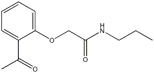 2-(2-acetylphenoxy)-N-propylacetamide