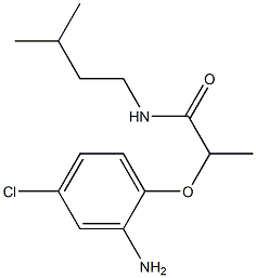 2-(2-amino-4-chlorophenoxy)-N-(3-methylbutyl)propanamide