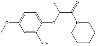 2-(2-amino-4-methoxyphenoxy)-1-(piperidin-1-yl)propan-1-one