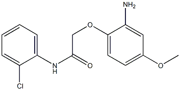 2-(2-amino-4-methoxyphenoxy)-N-(2-chlorophenyl)acetamide