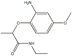 2-(2-amino-4-methoxyphenoxy)-N-ethylpropanamide