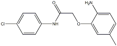 2-(2-amino-5-methylphenoxy)-N-(4-chlorophenyl)acetamide|