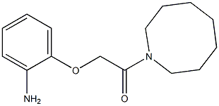 2-(2-aminophenoxy)-1-(azocan-1-yl)ethan-1-one 化学構造式