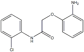 2-(2-aminophenoxy)-N-(2-chlorophenyl)acetamide Structure