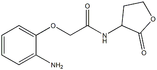  2-(2-aminophenoxy)-N-(2-oxooxolan-3-yl)acetamide