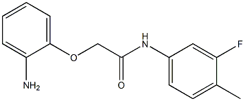  2-(2-aminophenoxy)-N-(3-fluoro-4-methylphenyl)acetamide