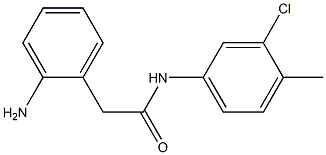 2-(2-aminophenyl)-N-(3-chloro-4-methylphenyl)acetamide