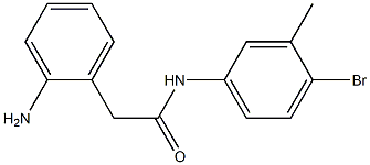 2-(2-aminophenyl)-N-(4-bromo-3-methylphenyl)acetamide Structure