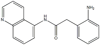  2-(2-aminophenyl)-N-(quinolin-5-yl)acetamide