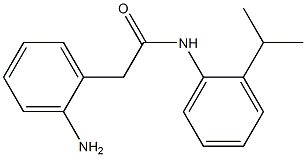  2-(2-aminophenyl)-N-[2-(propan-2-yl)phenyl]acetamide