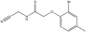 2-(2-bromo-4-methylphenoxy)-N-(cyanomethyl)acetamide