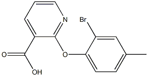 2-(2-bromo-4-methylphenoxy)pyridine-3-carboxylic acid