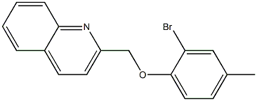 2-(2-bromo-4-methylphenoxymethyl)quinoline