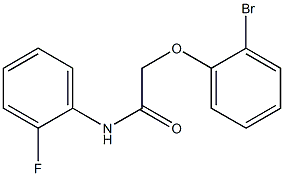 2-(2-bromophenoxy)-N-(2-fluorophenyl)acetamide Structure