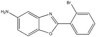 2-(2-bromophenyl)-1,3-benzoxazol-5-amine,,结构式