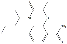2-(2-carbamothioylphenoxy)-N-(pentan-2-yl)propanamide|