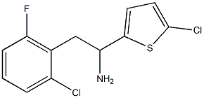  2-(2-chloro-6-fluorophenyl)-1-(5-chlorothiophen-2-yl)ethan-1-amine