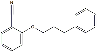 2-(3-phenylpropoxy)benzonitrile 结构式